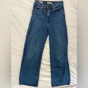 Levis ribcage straight jean, size 26